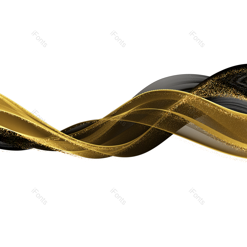 金色光图片,金色光效元素,科技感PNG,烫金免抠素材